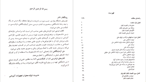 معرفی و دانلود کتاب اقتصاد کلان مهدی تقوی 373 صفحه PDF