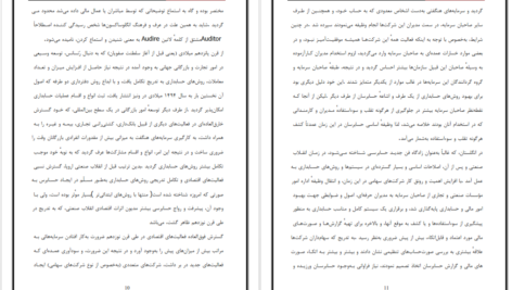 معرفی و دانلود جزوه تاثیر گزارش حسابرسی بر بازده سهام PDF
