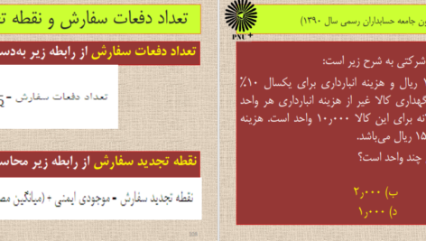 معرفی و دانلود جزوه حسابداری صنعتی محمد حسین صفرزاده 127 صفحه  PDF
