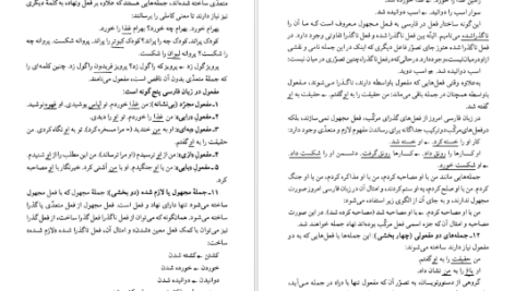 معرفی و دانلود کتاب دستور زبان فارسی امروز غلامرضا ارژنگ 186 صفحه PDF